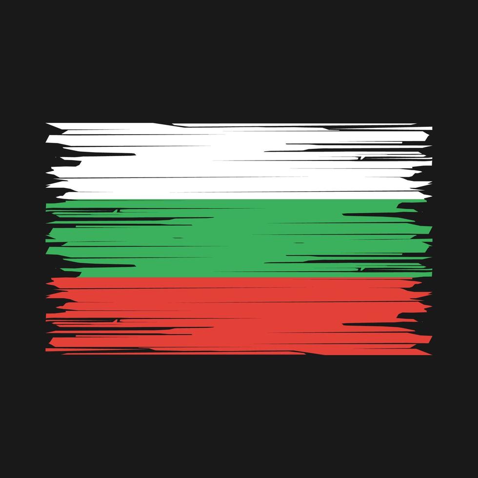 bulgarije vlag borstel vector