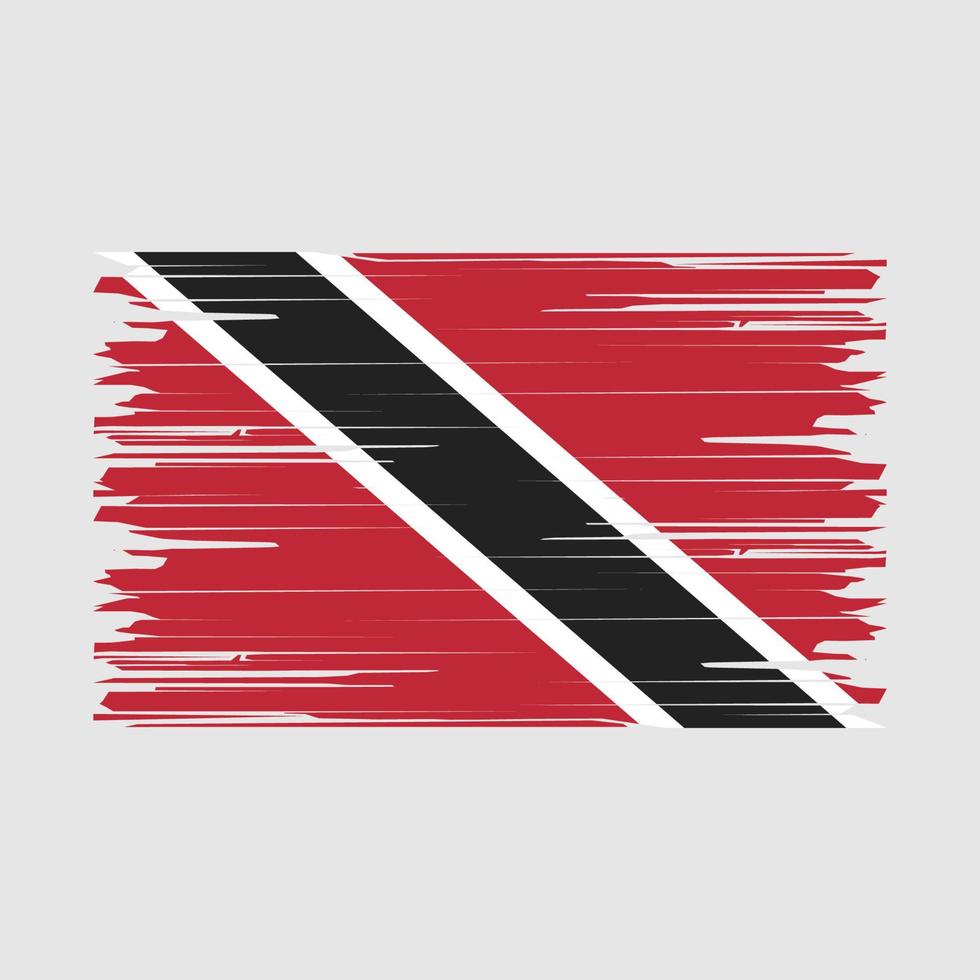 Trinidad vlag borstel vector