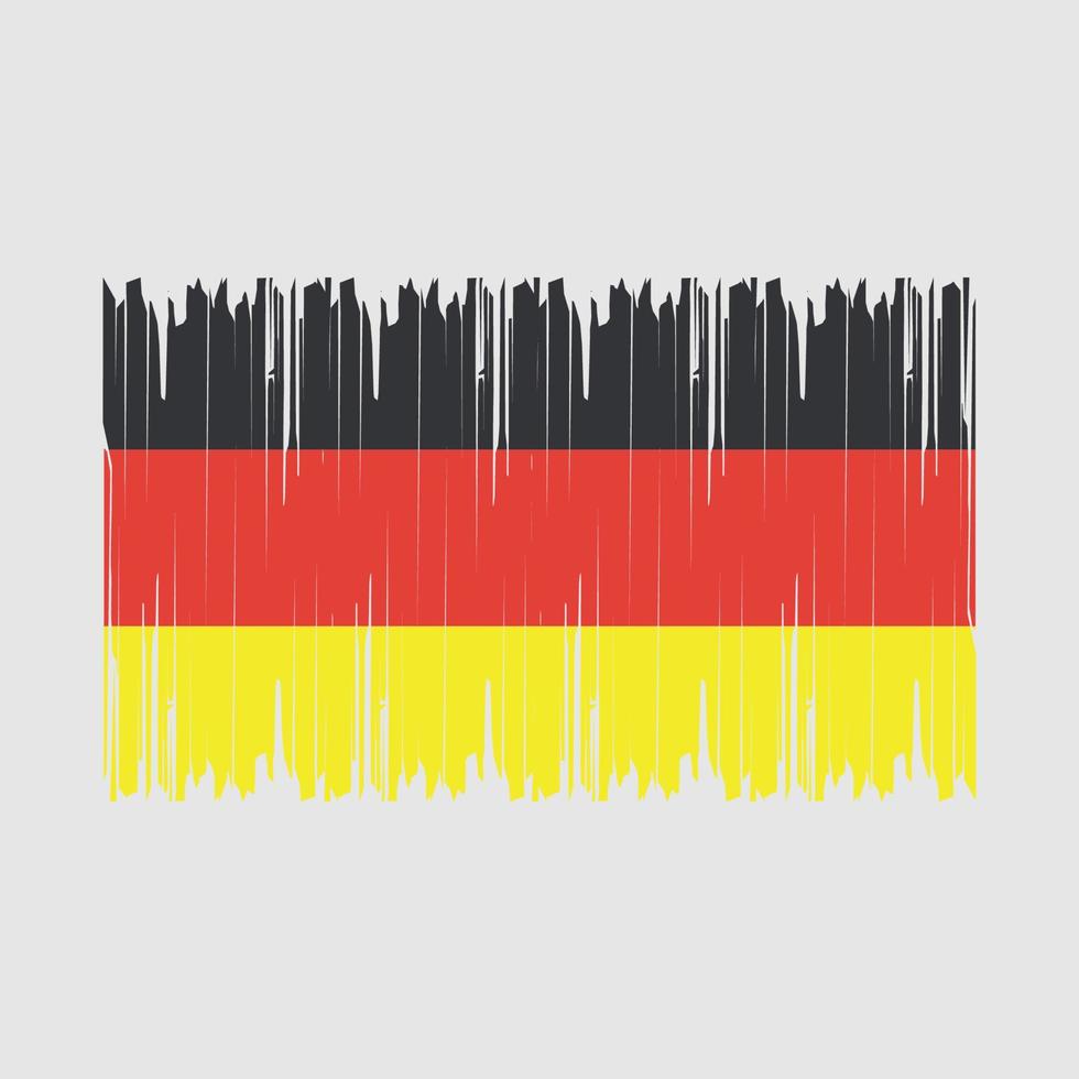 Duitsland vlag borstel vector illustratie