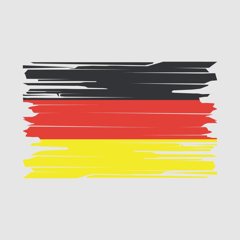 Duitsland vlag borstel vector