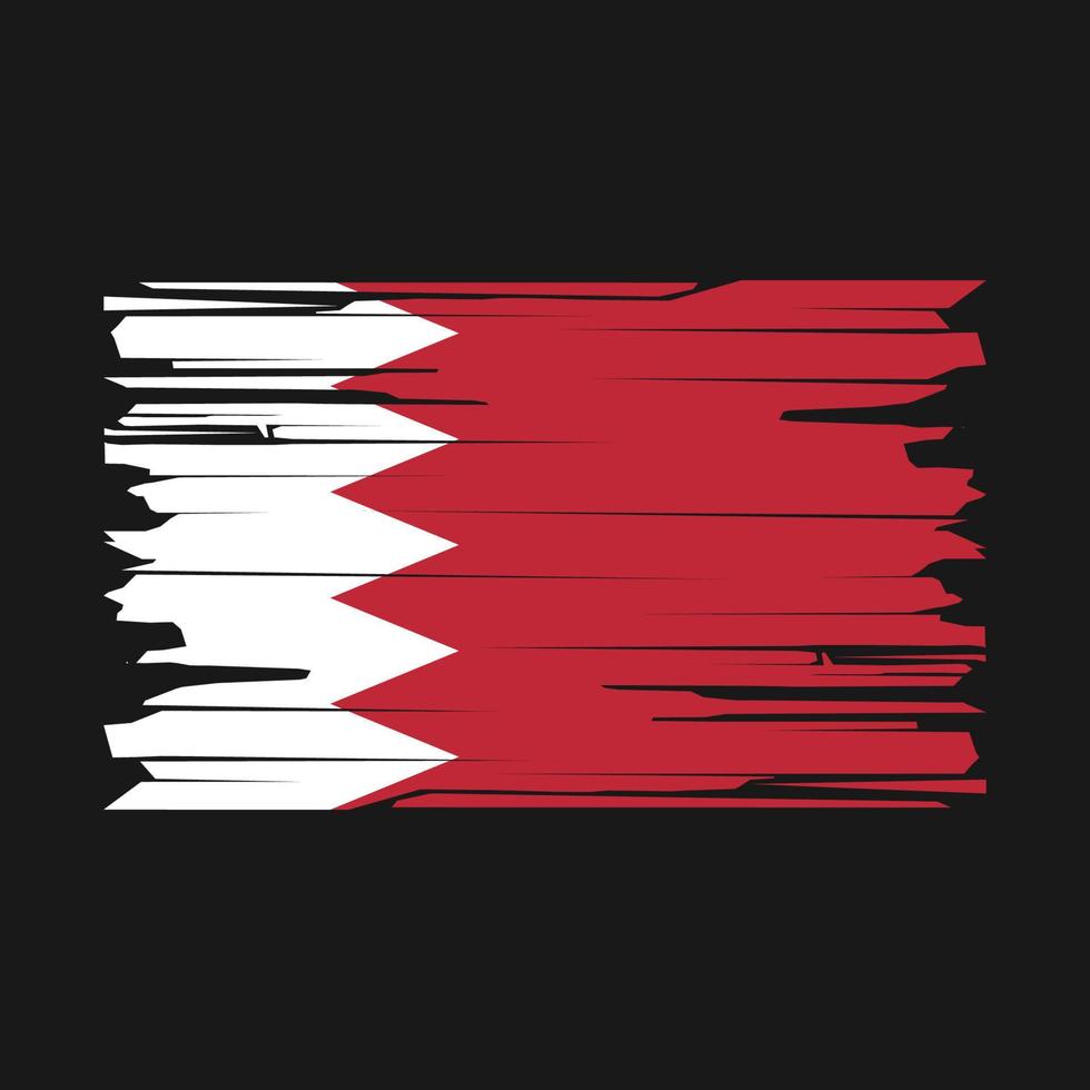 Bahrein vlag borstel vector