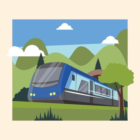 Locomotief illustratie vector