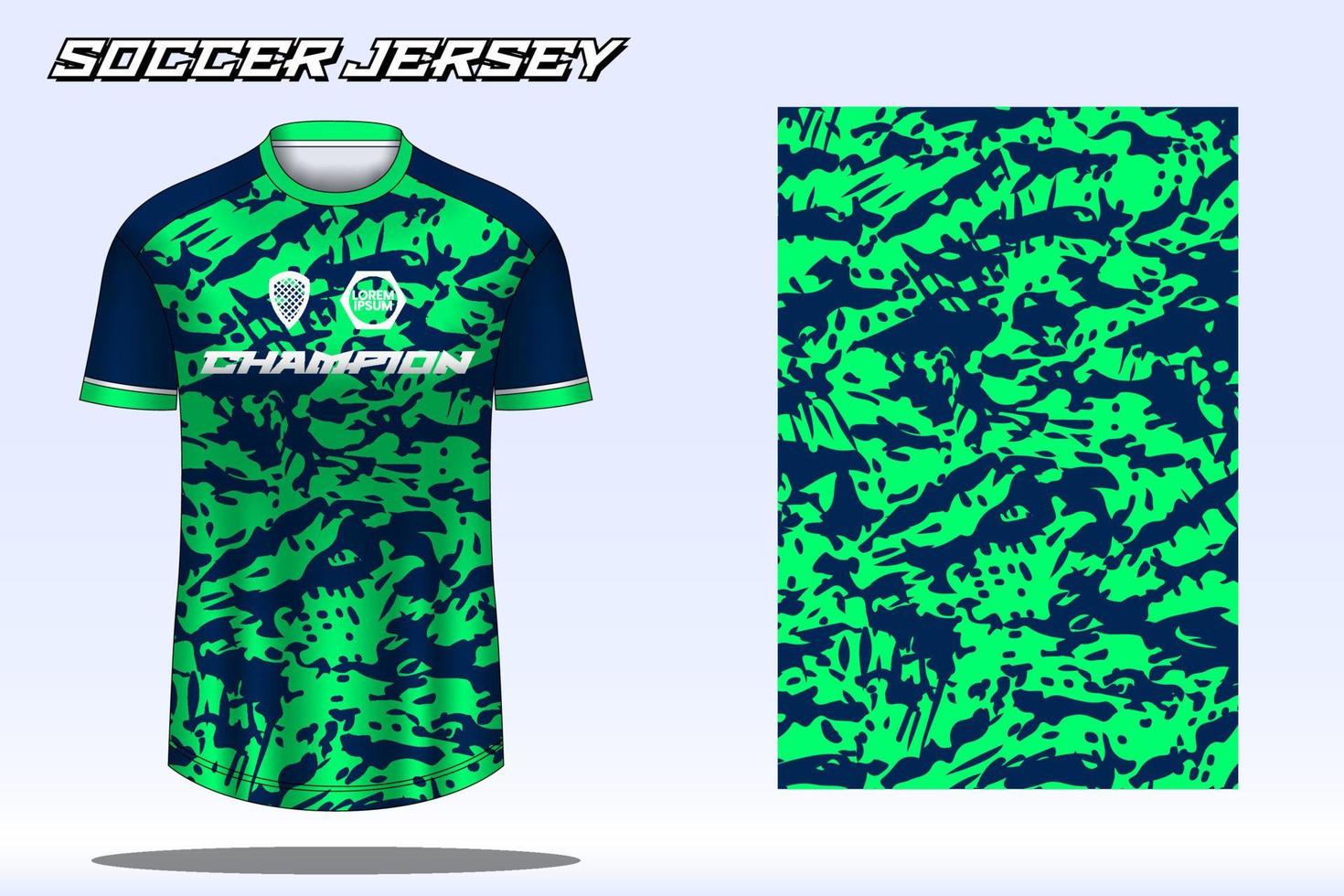 voetbal Jersey sport t-shirt ontwerp mockup voor Amerikaans voetbal club vector