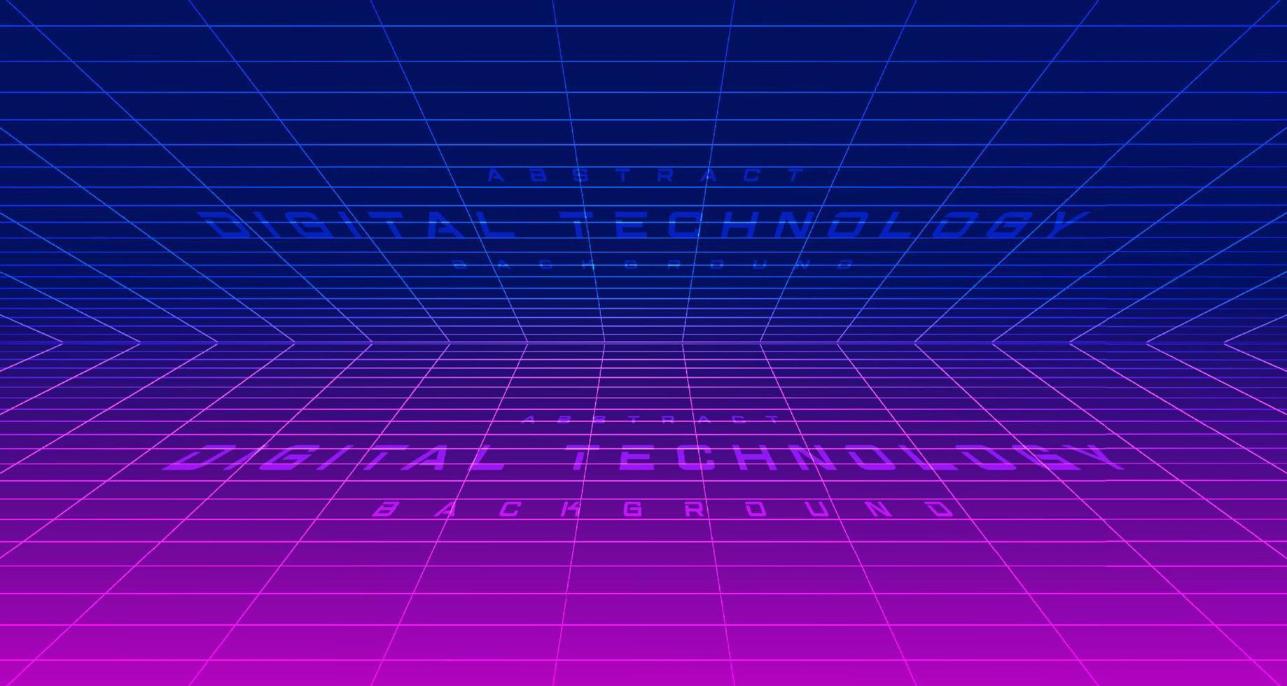 digitaal technologie metaverse neon blauw roze achtergrond, cyber informatie, abstract snelheid aansluiten communicatie, innovatie toekomst meta techniek, internet netwerk verbinding, ai groot gegevens, illustratie 3d vector