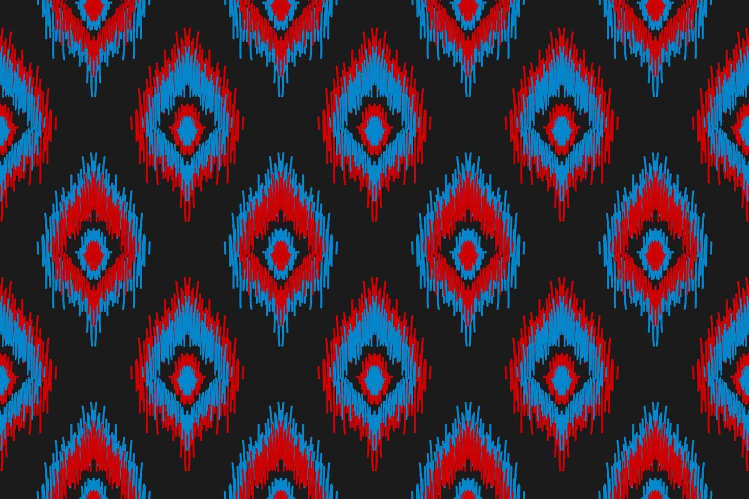 etnisch ikat naadloos patroon in stam. Amerikaans, Mexicaans stijl. aztec meetkundig ornament afdrukken. vector