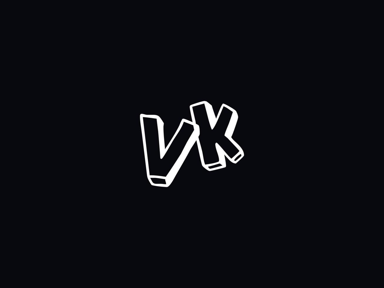 gemakkelijk vk logo brief, hoofdstad vk luxe logo icoon vector