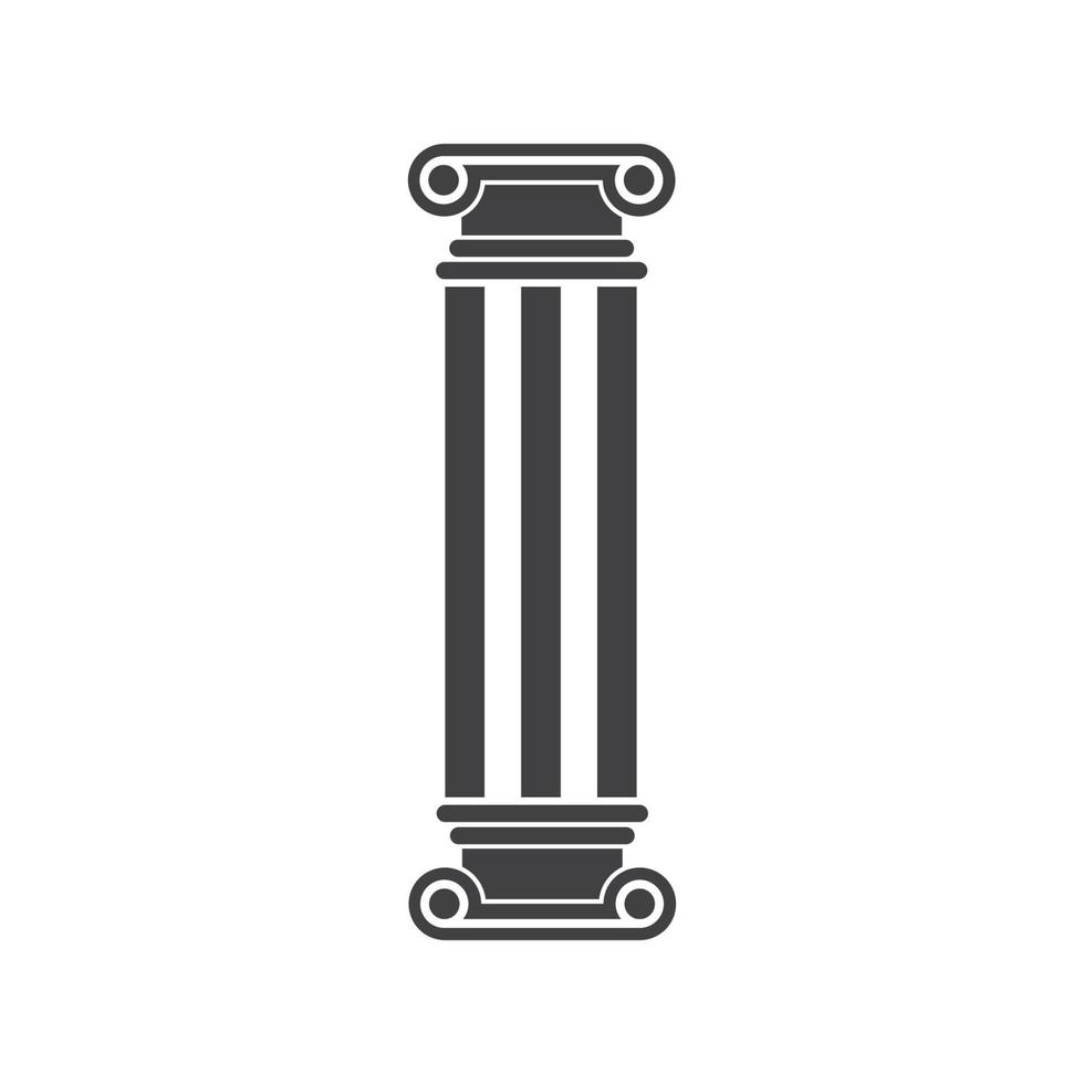 pijler logo vector sjabloon illustratie