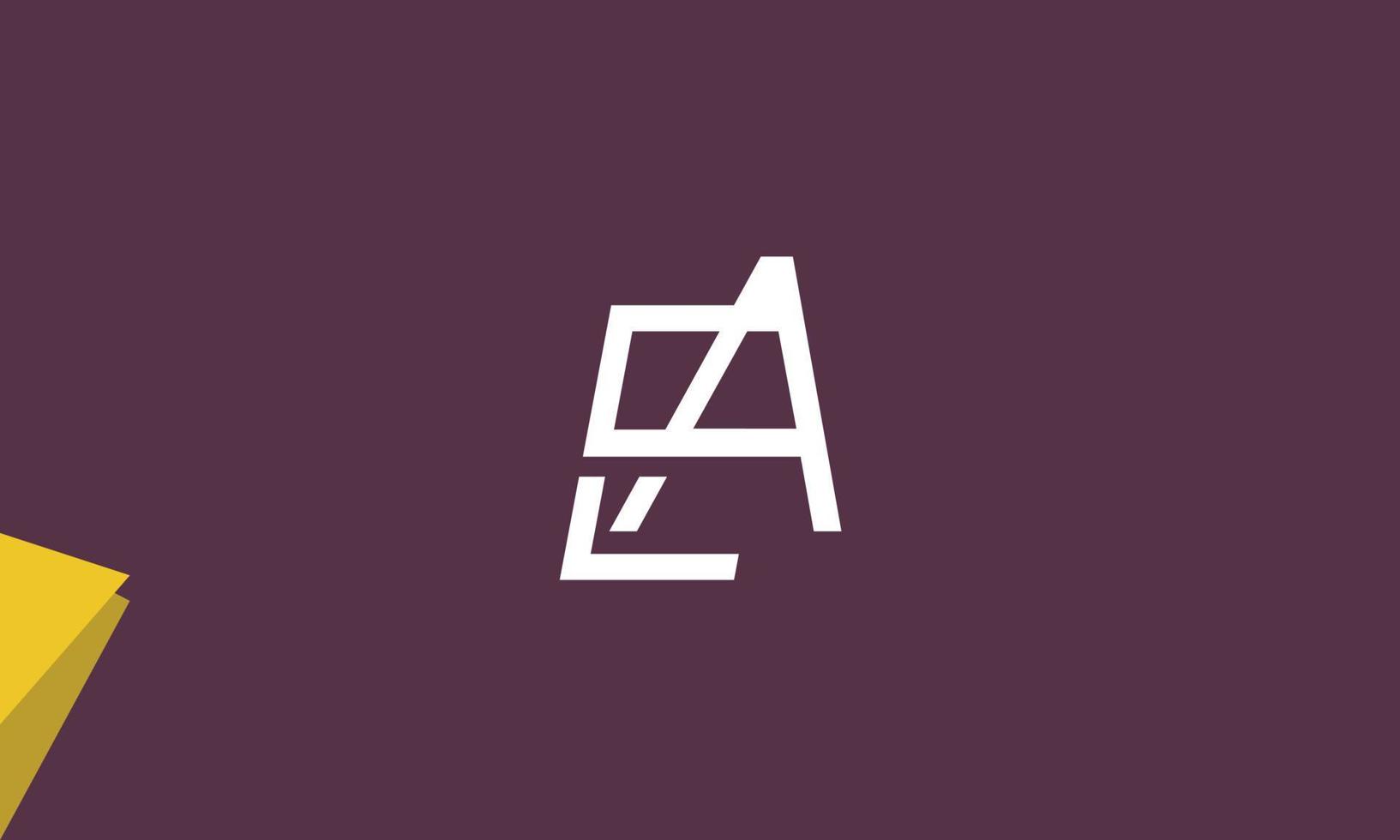 alfabet letters initialen monogram logo ea, ae, e en a vector