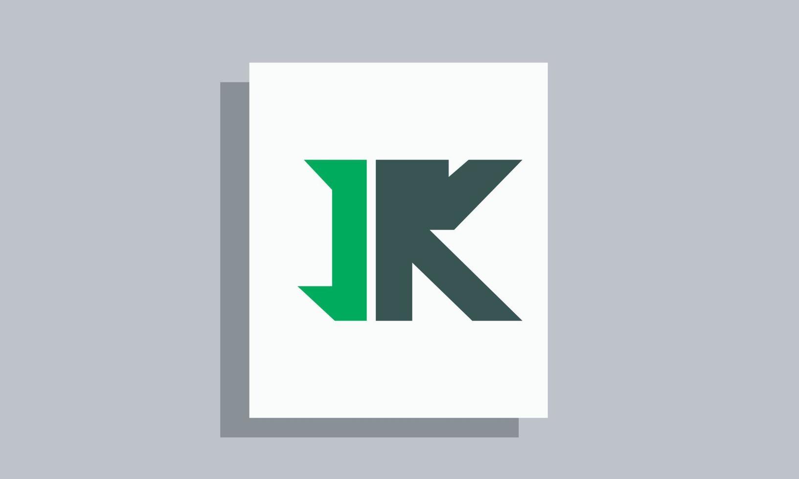 alfabet letters initialen monogram logo ik, ki, ik en k vector