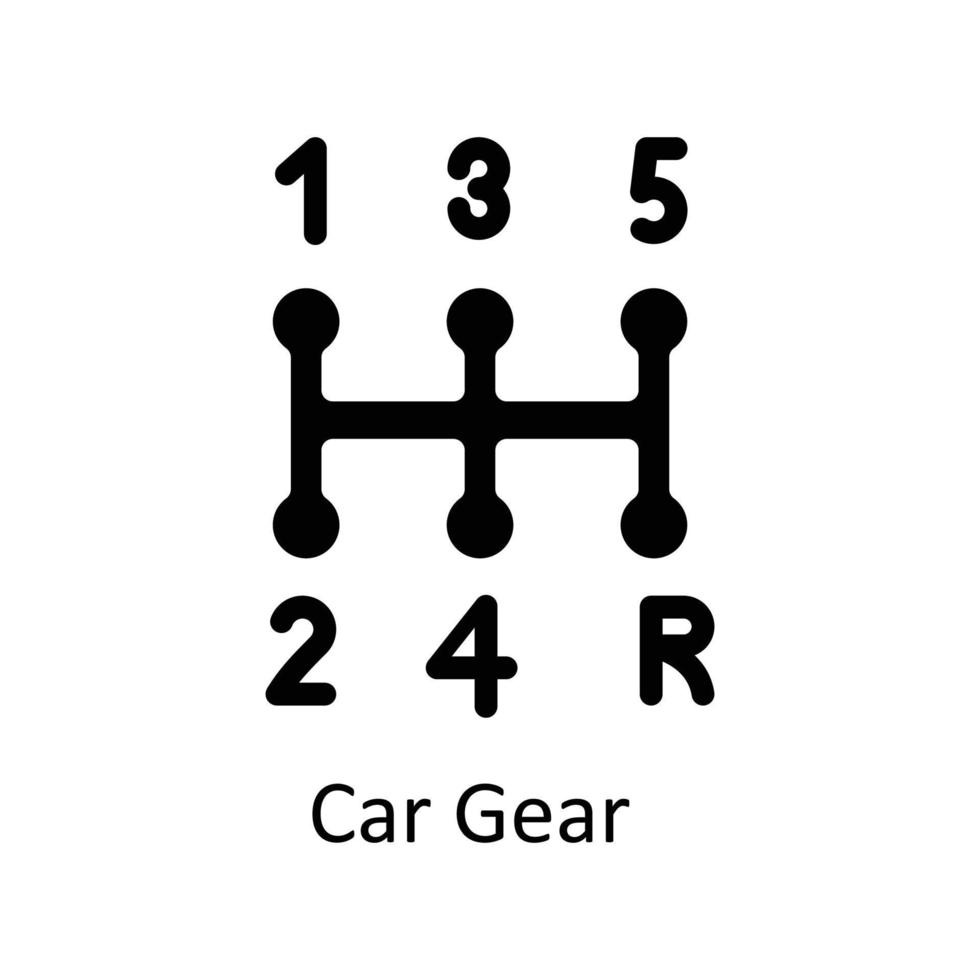 auto uitrusting vector solide pictogrammen. gemakkelijk voorraad illustratie voorraad