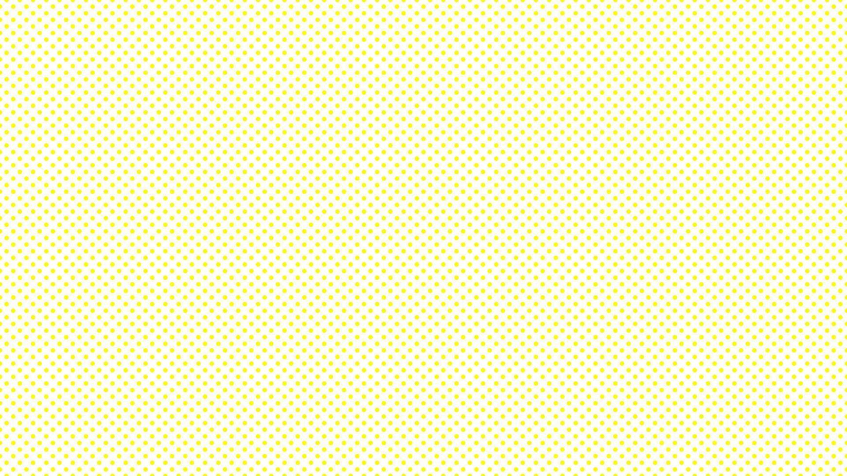 geel kleur polka dots achtergrond vector