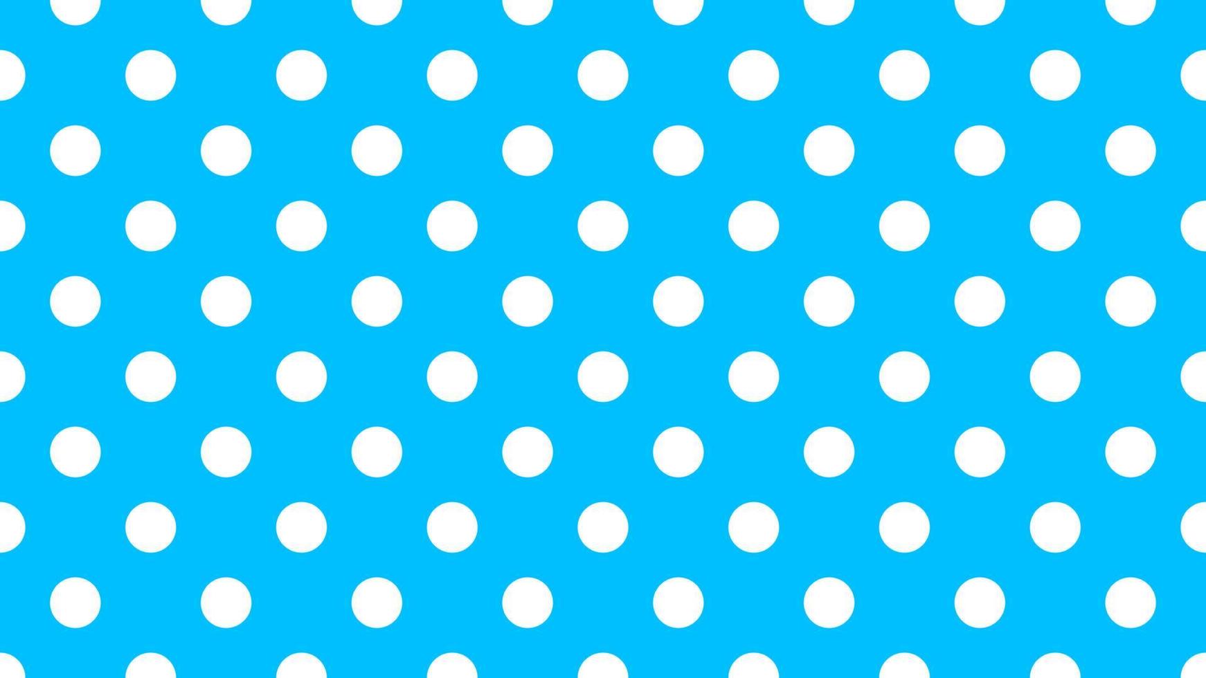 wit kleur polka dots over- diep lucht blauw achtergrond vector