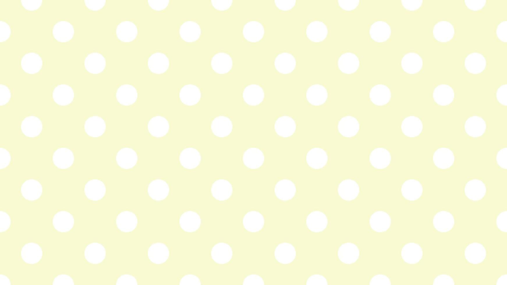 wit kleur polka dots over- licht guldenroede geel achtergrond vector