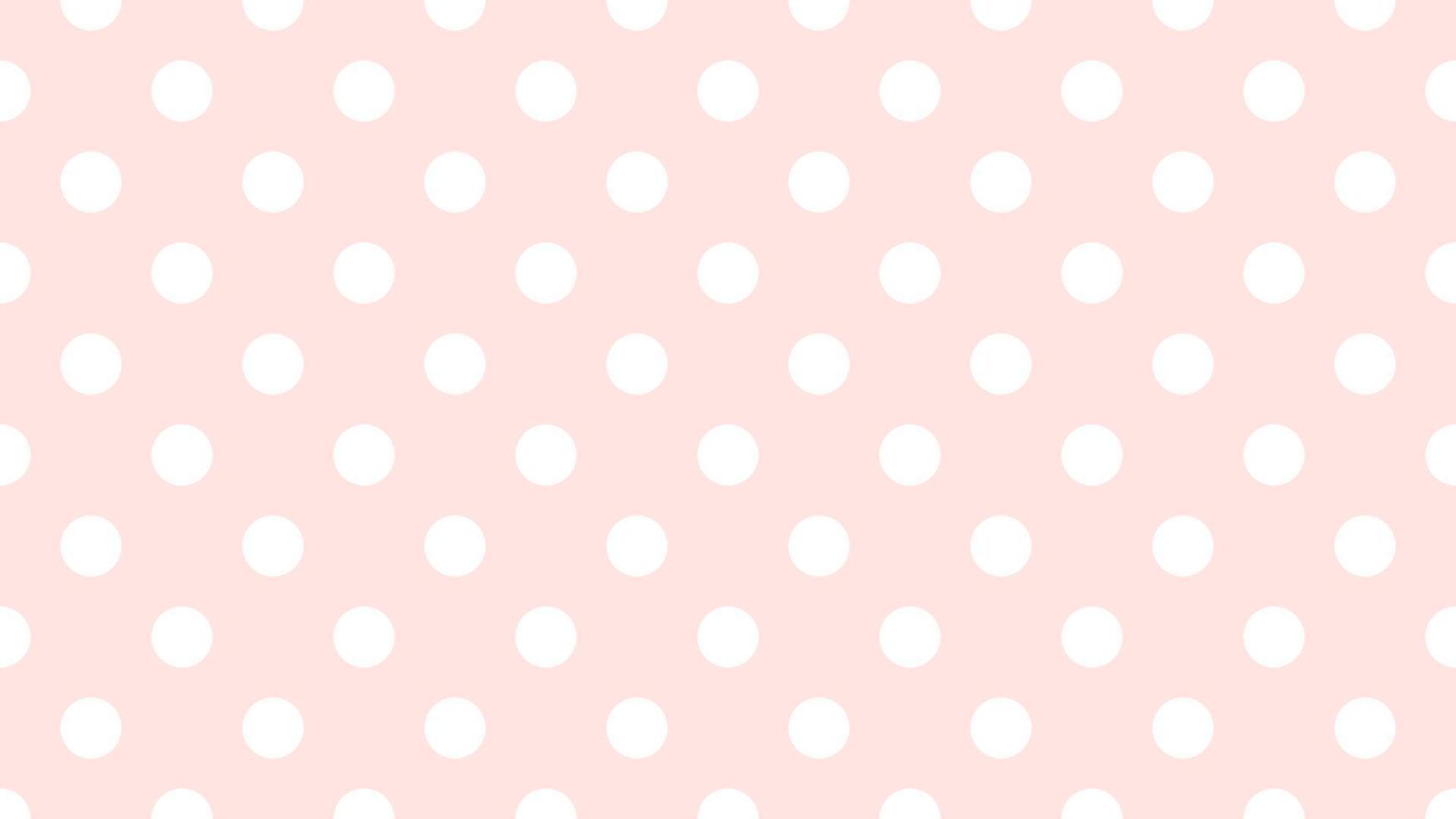 wit kleur polka dots over- nevelig roos uit wit achtergrond vector