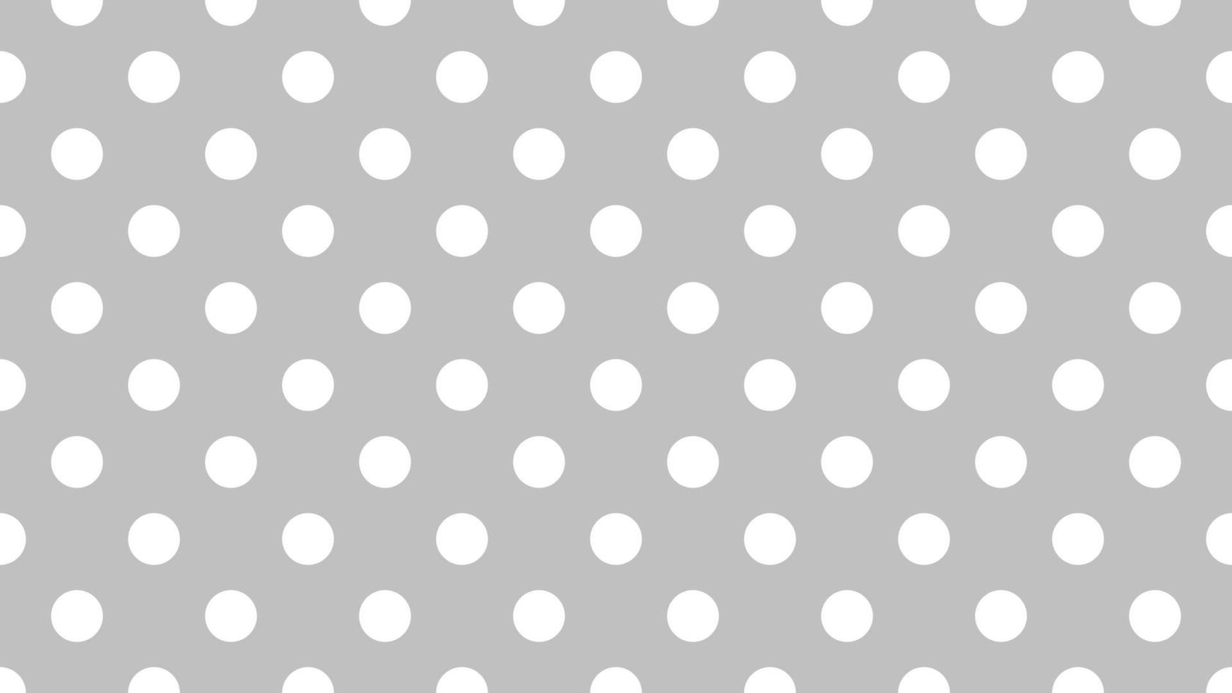 wit kleur polka dots over- zilver grijs achtergrond vector