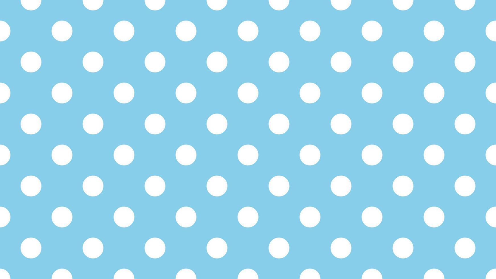 wit kleur polka dots over- lucht blauw achtergrond vector