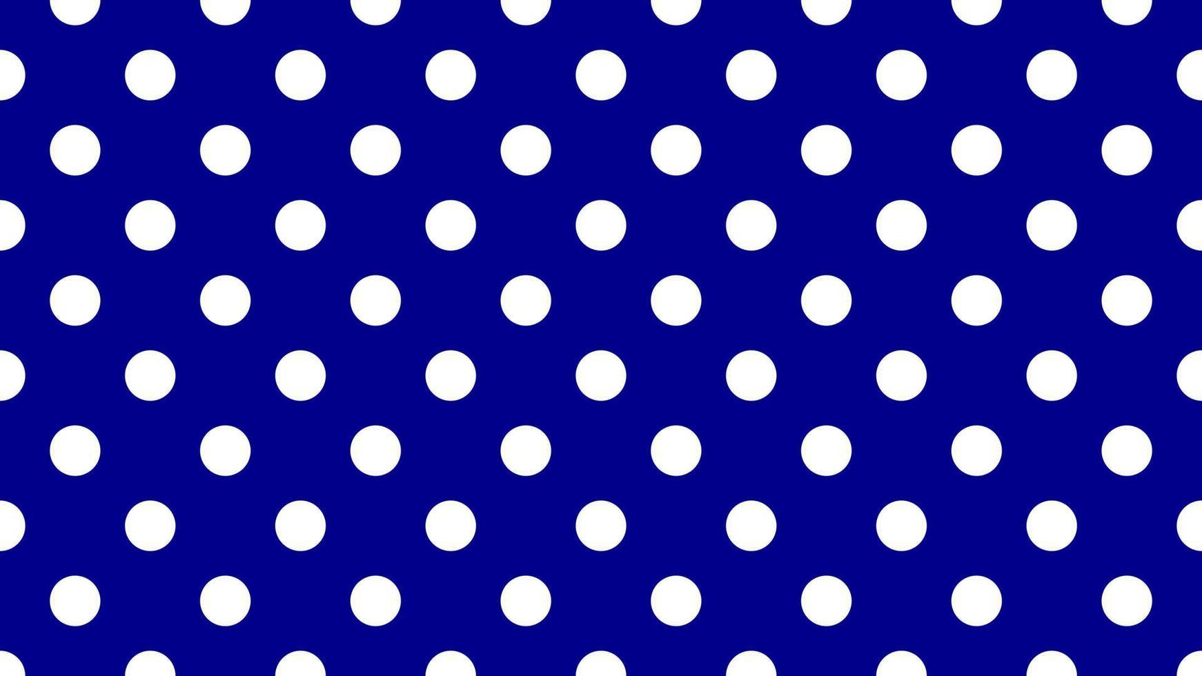 wit kleur polka dots over- donker blauw achtergrond vector