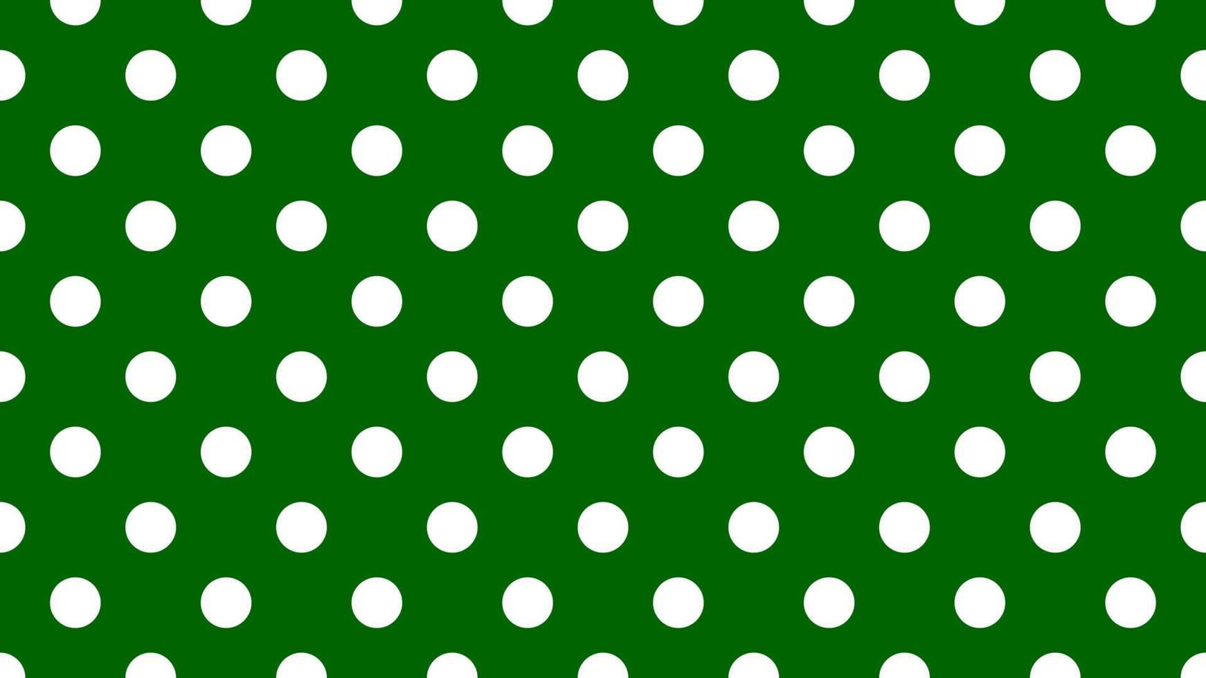 wit kleur polka dots over- donker groen achtergrond vector