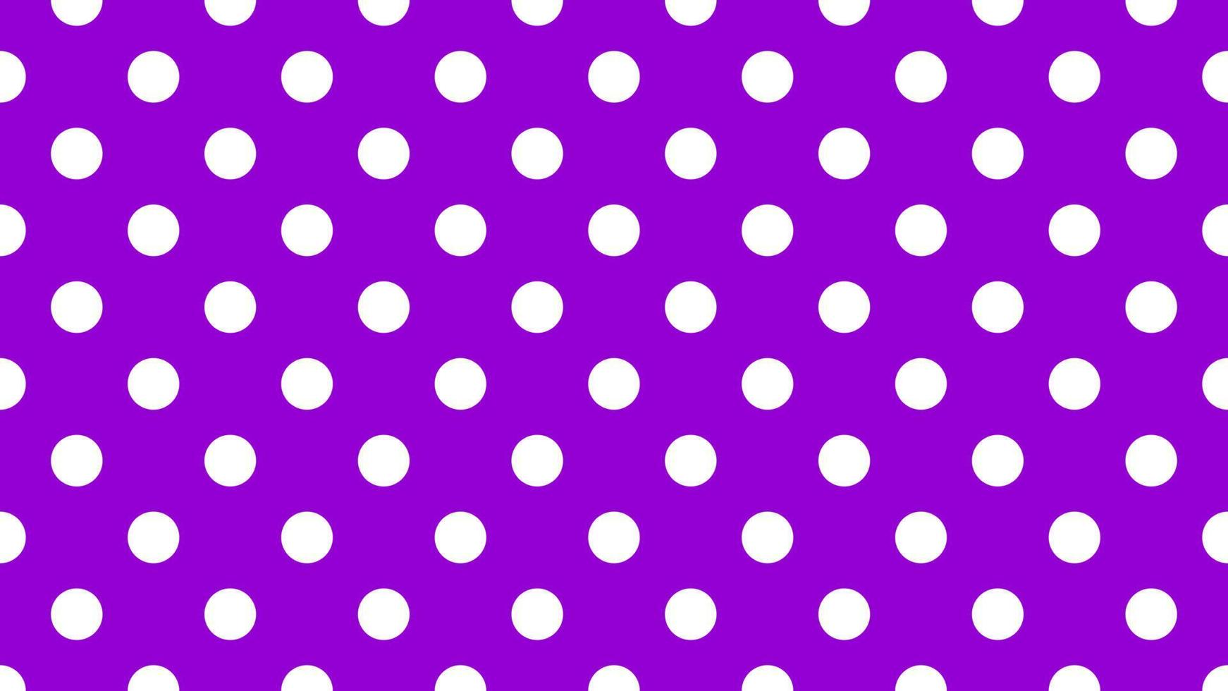 wit kleur polka dots over- donker paars Purper achtergrond vector