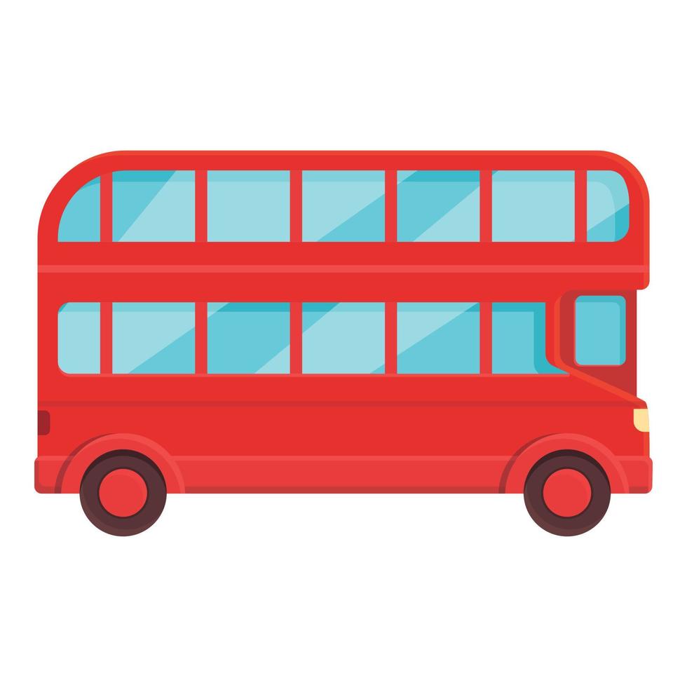 Brits Londen bus icoon tekenfilm vector. uk tour vector