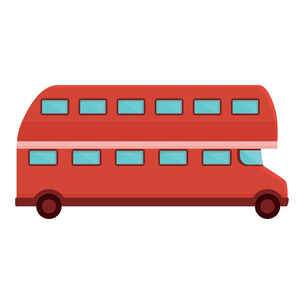 uk Londen bus icoon tekenfilm vector. straat tour vector