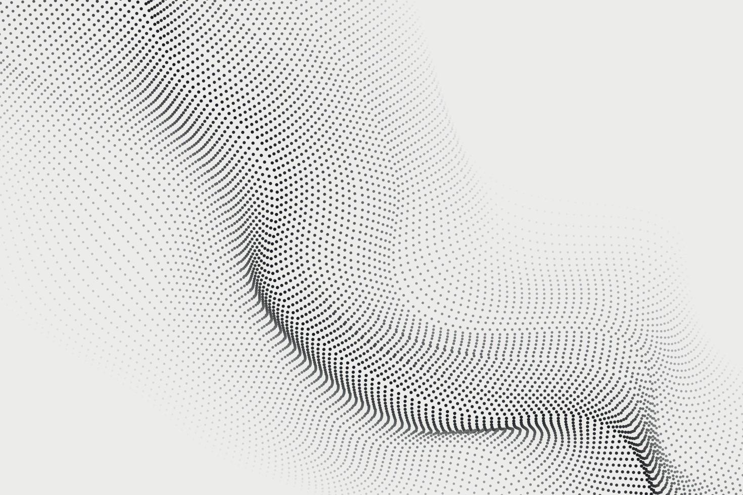 abstract deeltje actie futuristische achtergrond ontwerp met realistisch stippel vorm vector