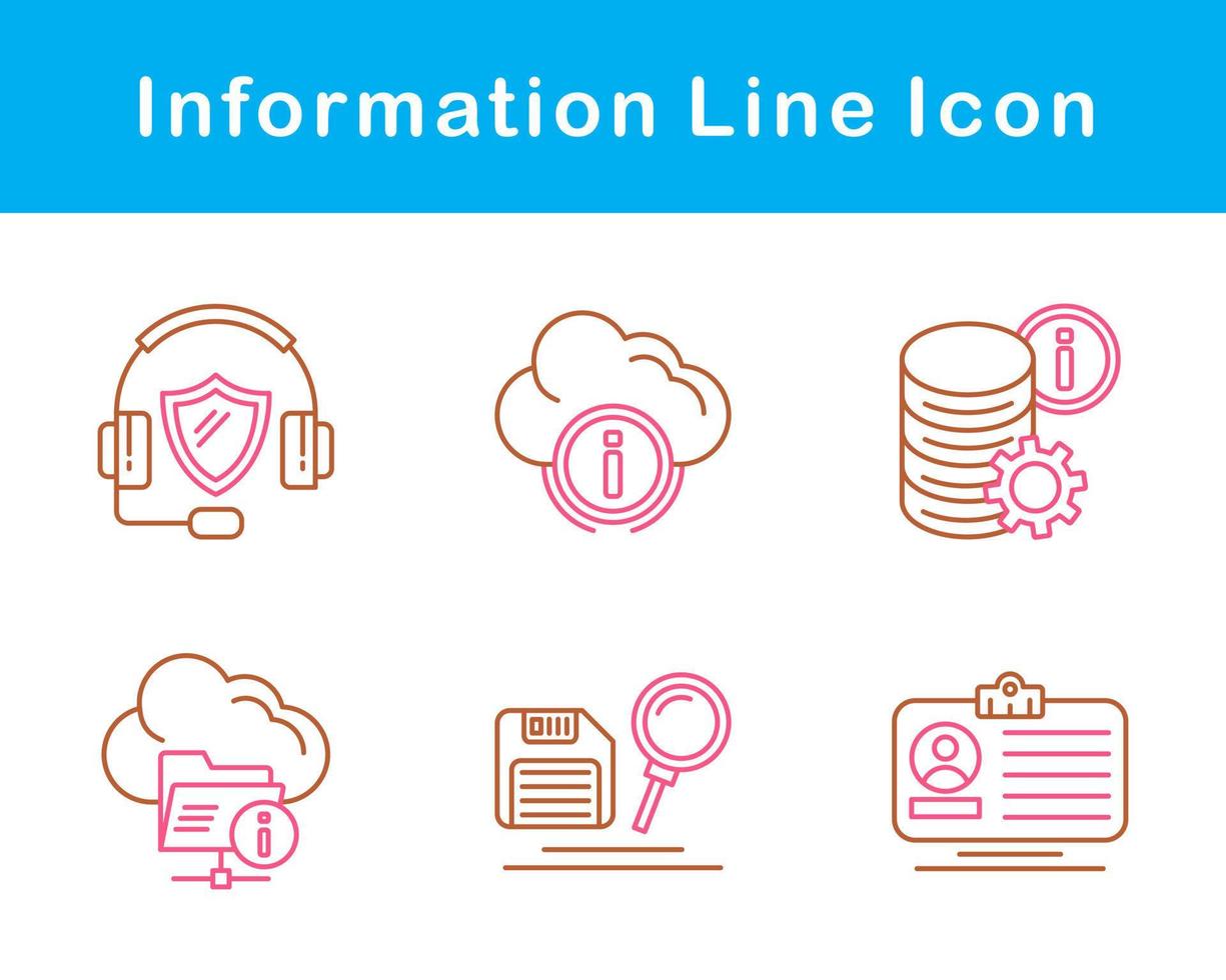 informatie vector icoon reeks