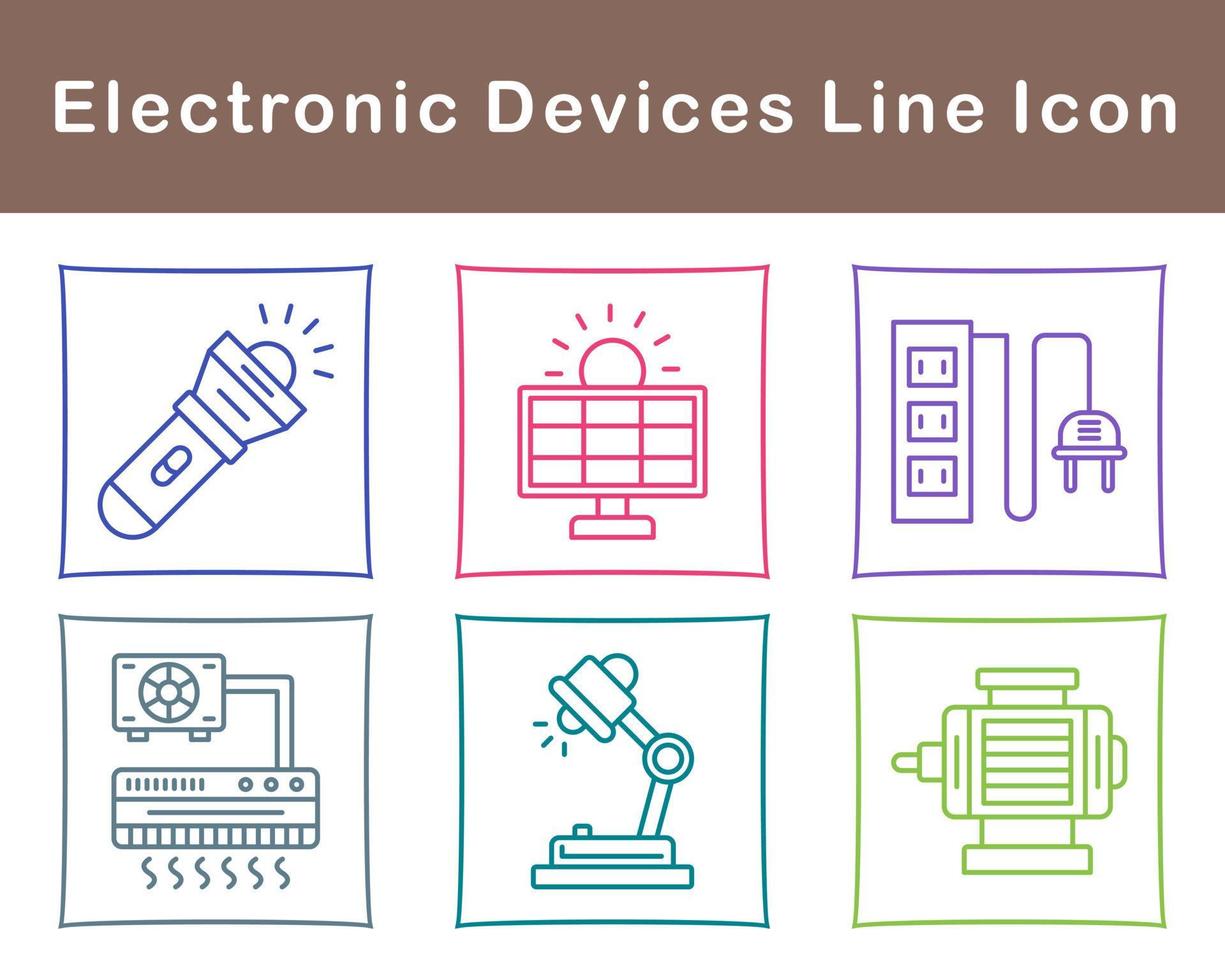 elektronisch apparaten vector icoon reeks