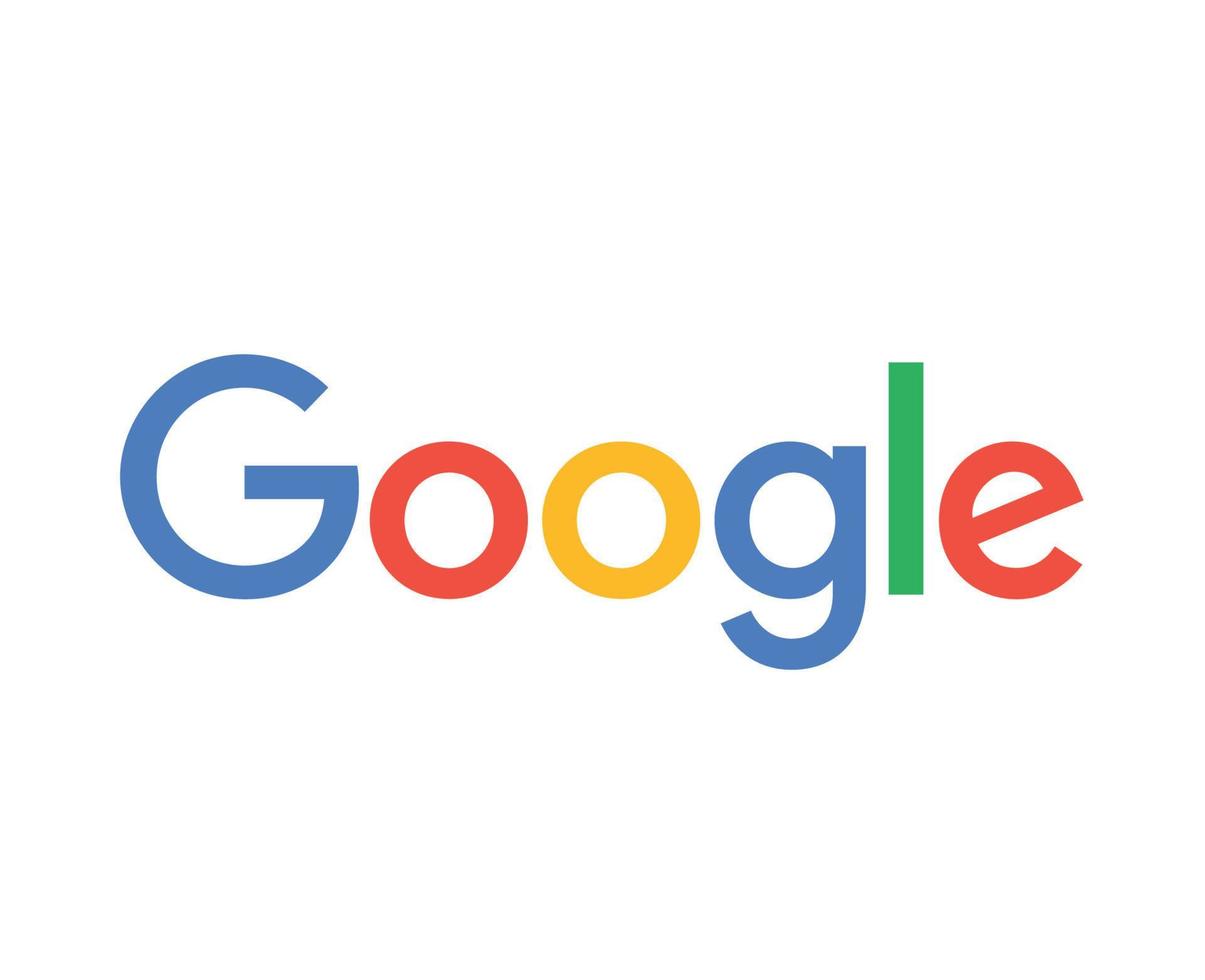 google merk logo symbool ontwerp vector illustratie