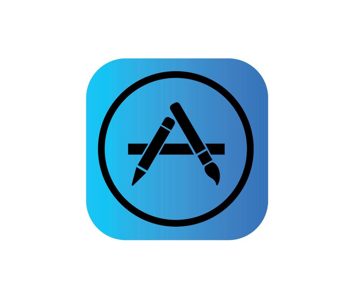 app op te slaan icoon logo telefoon appel symbool blauw en zwart ontwerp mobiel vector illustratie