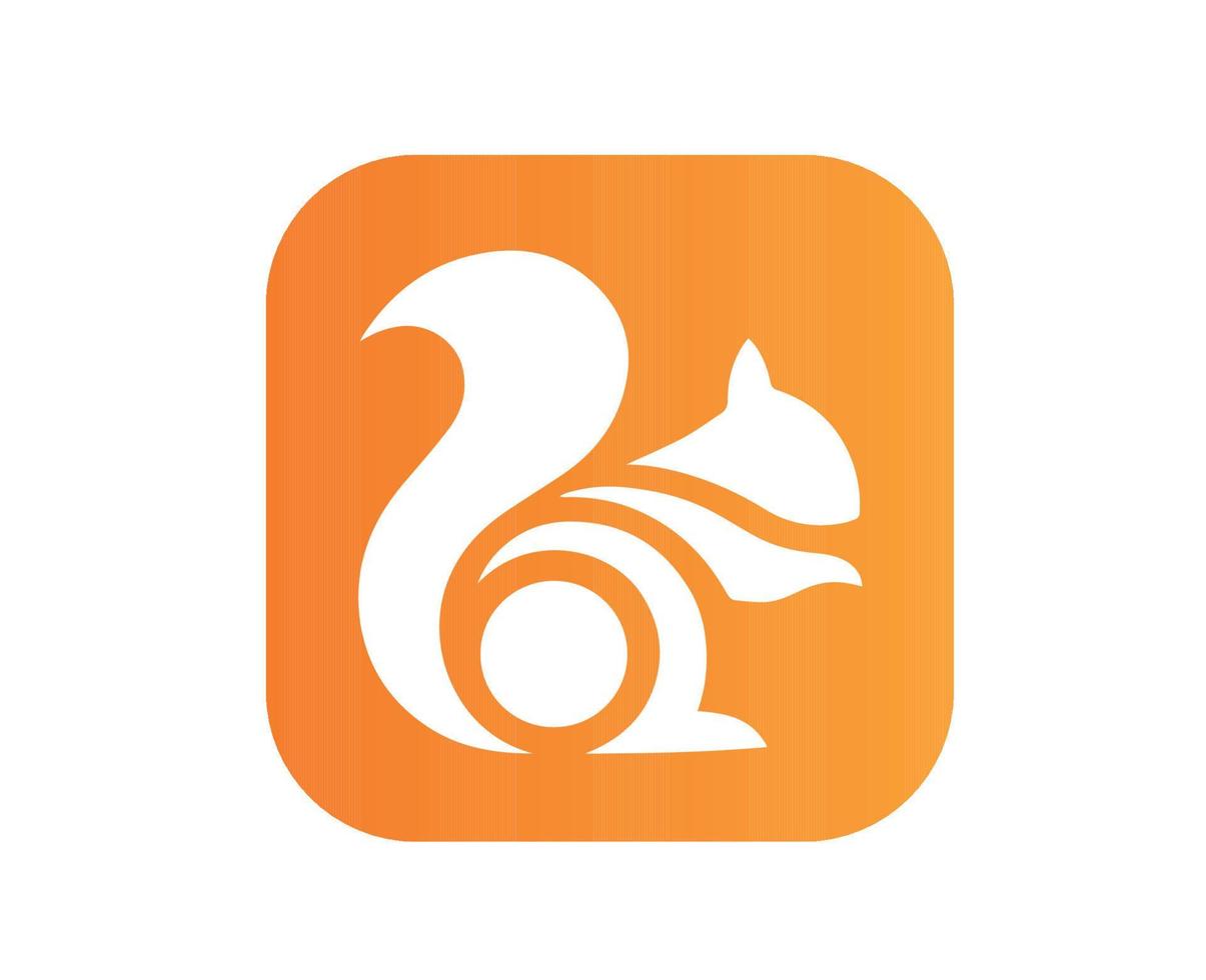 uc browser merk logo symbool ontwerp alibaba software vector illustratie