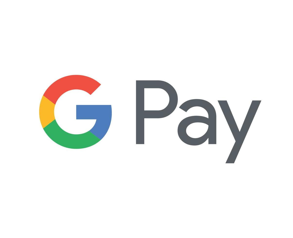 google betalen logo symbool ontwerp vector illustratie