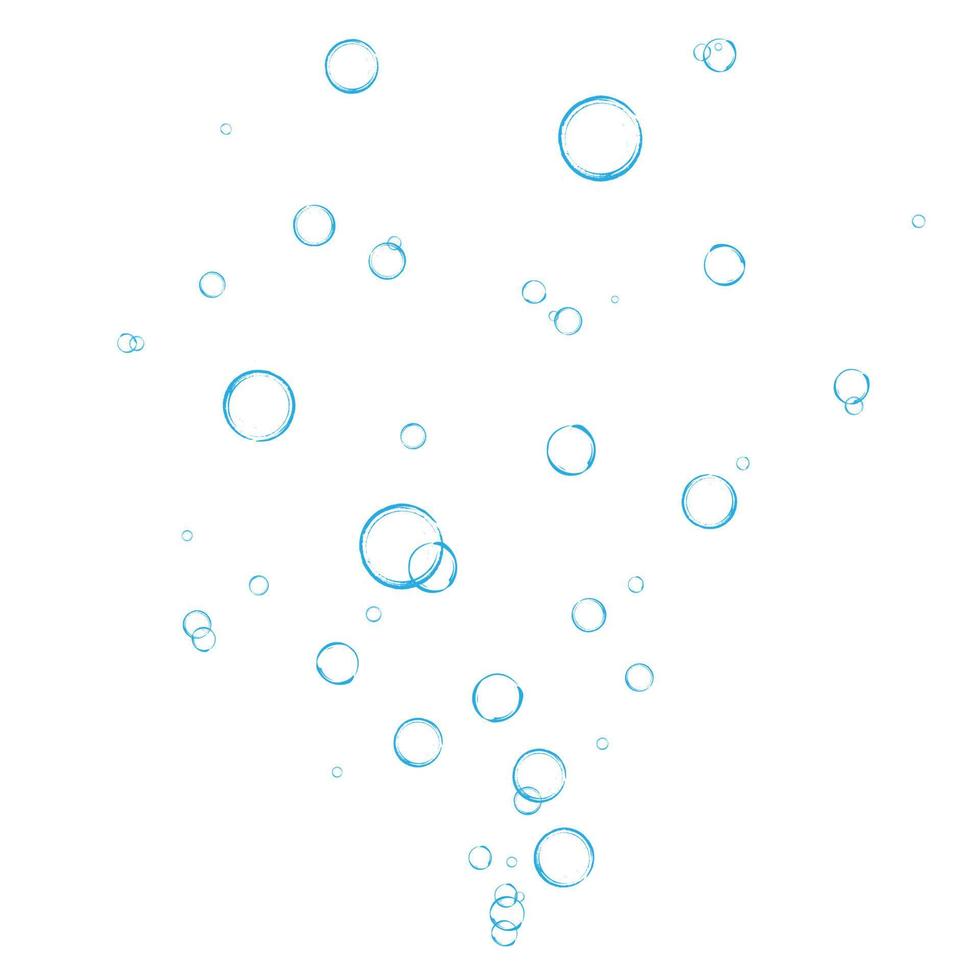 zeep bubbels naar creëren een ontwerp. realistisch zeep bubbels. vector