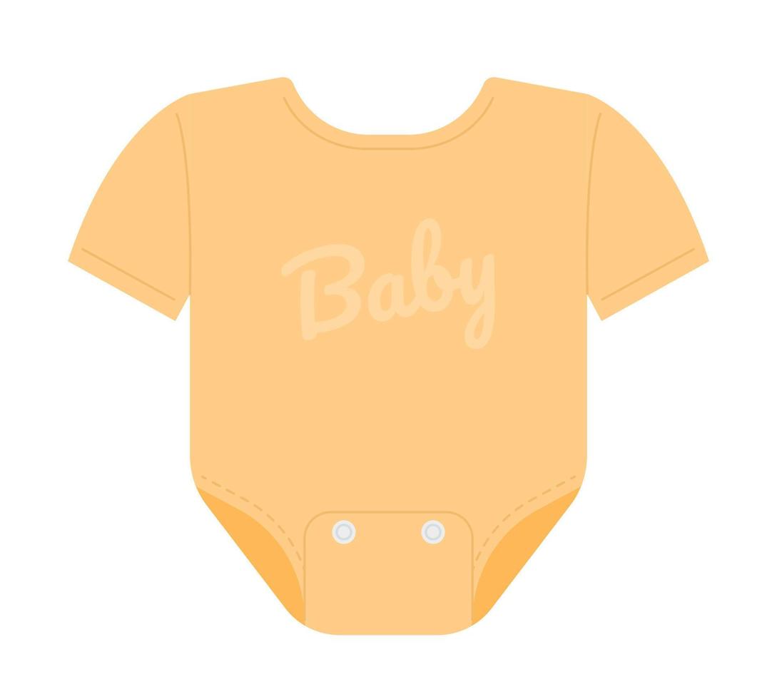 pasgeboren baby kleren semi vlak kleur vector voorwerp. jumpsuit en bodysuit. bewerkbare icoon. vol formaat element Aan wit. gemakkelijk tekenfilm stijl plek illustratie voor web grafisch ontwerp en animatie