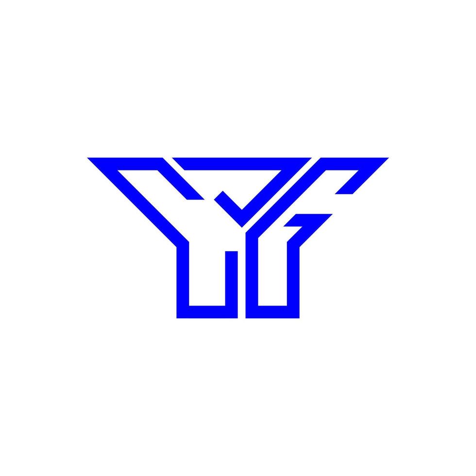 cjg brief logo creatief ontwerp met vector grafisch, cjg gemakkelijk en modern logo.