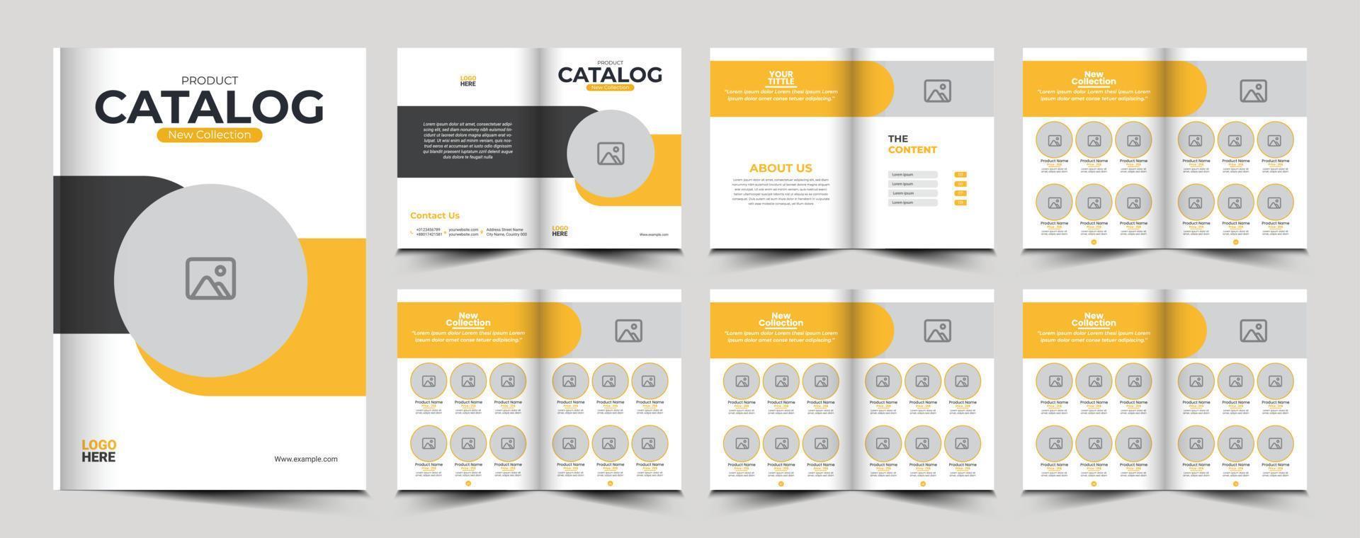 Product catalogus of catalogus sjabloon ontwerp vector