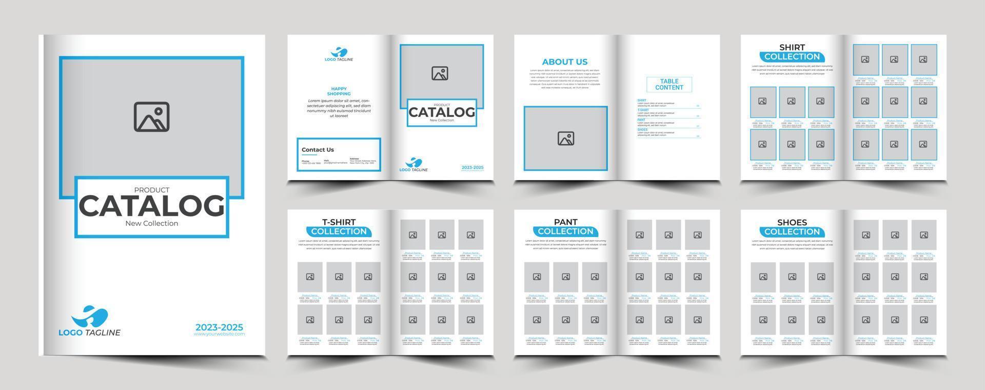 Product catalogus of catalogus sjabloon ontwerp vector