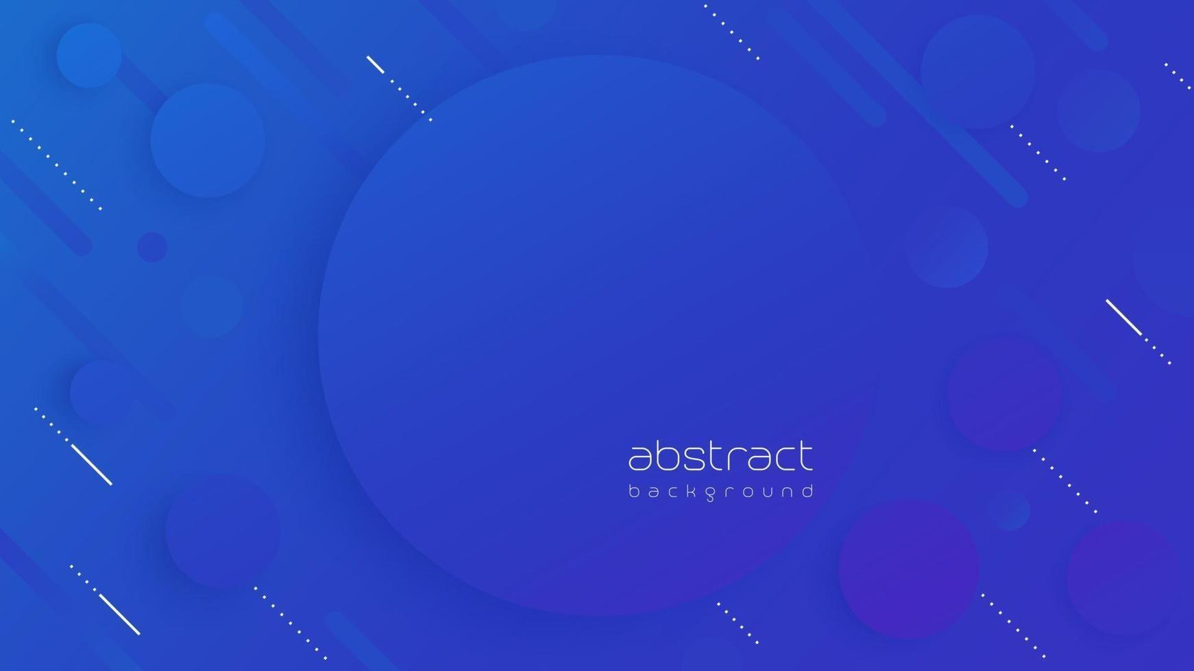 abstracte achtergrond met blauwe ronde vormen, vector