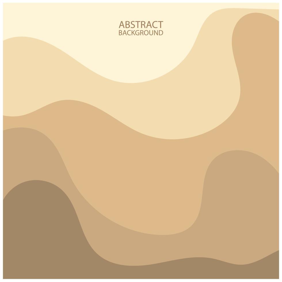 gemakkelijk abstract zand achtergrond met bruin kleur combinatie, strand woestijn, boek omslag, behang, vector