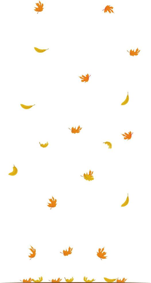 herfst achtergrond. vallend bladeren. vector illustratie. de kader van de bladeren. element voor ontwerp bedrijf kaarten, uitnodigingen, geschenk kaarten, flyers en brochures