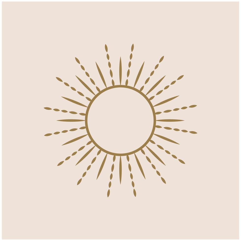 zonlicht zonneschijn zonlicht icoon vector vlak ontwerp