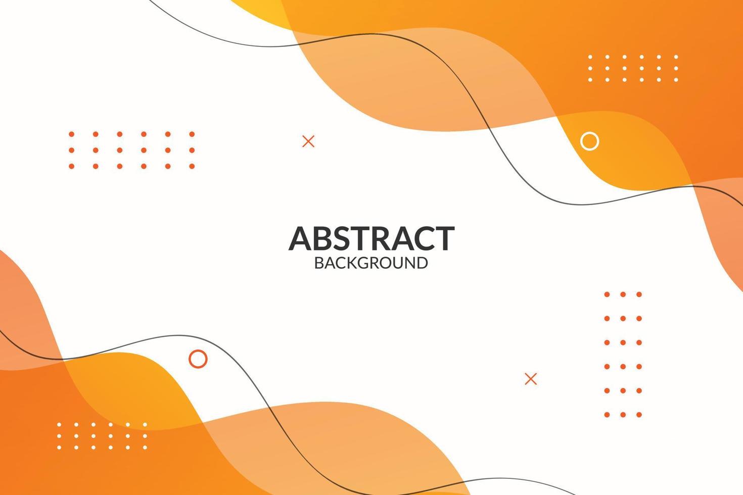 abstract oranje helling achtergrond dynamisch vormen vector. vector