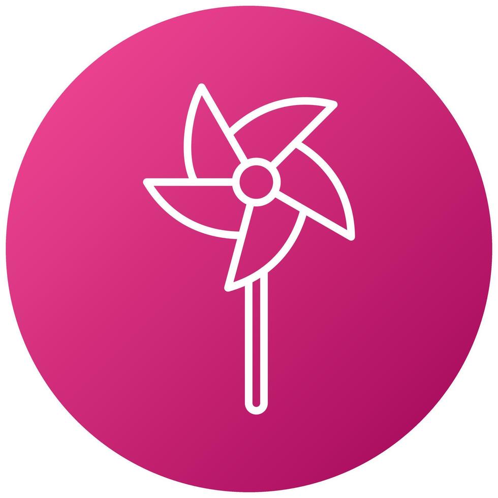 pinwheel icoon stijl vector