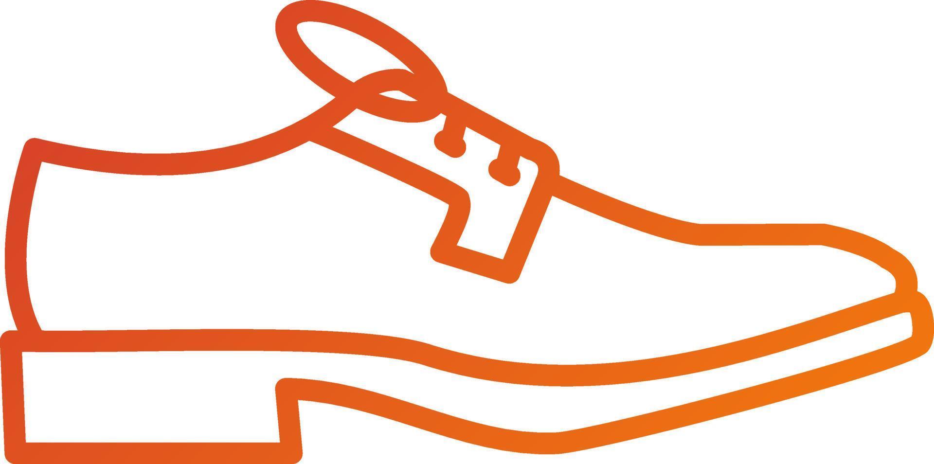 schoenen pictogramstijl vector