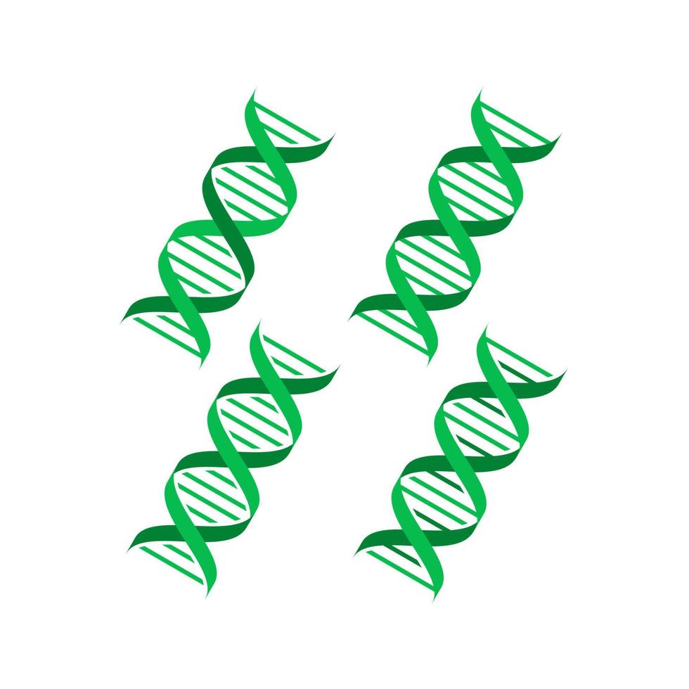 dna icoon, dna logo sjabloon vector