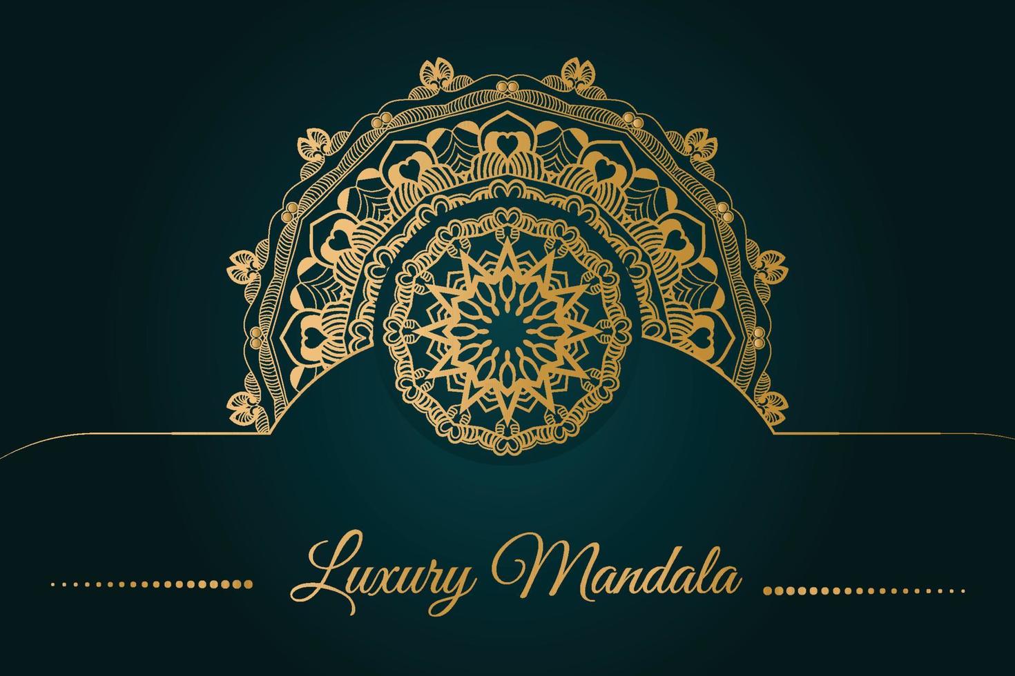 creatief luxe decoratief mandala vector