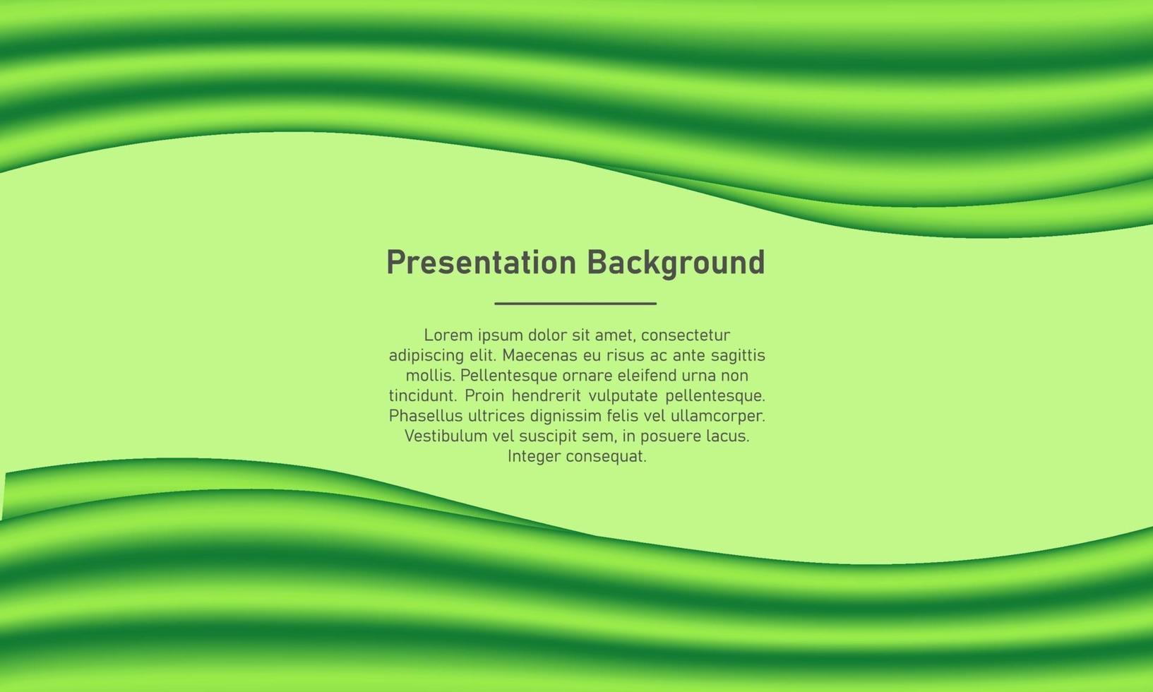 groene golf presentatie achtergrond vector
