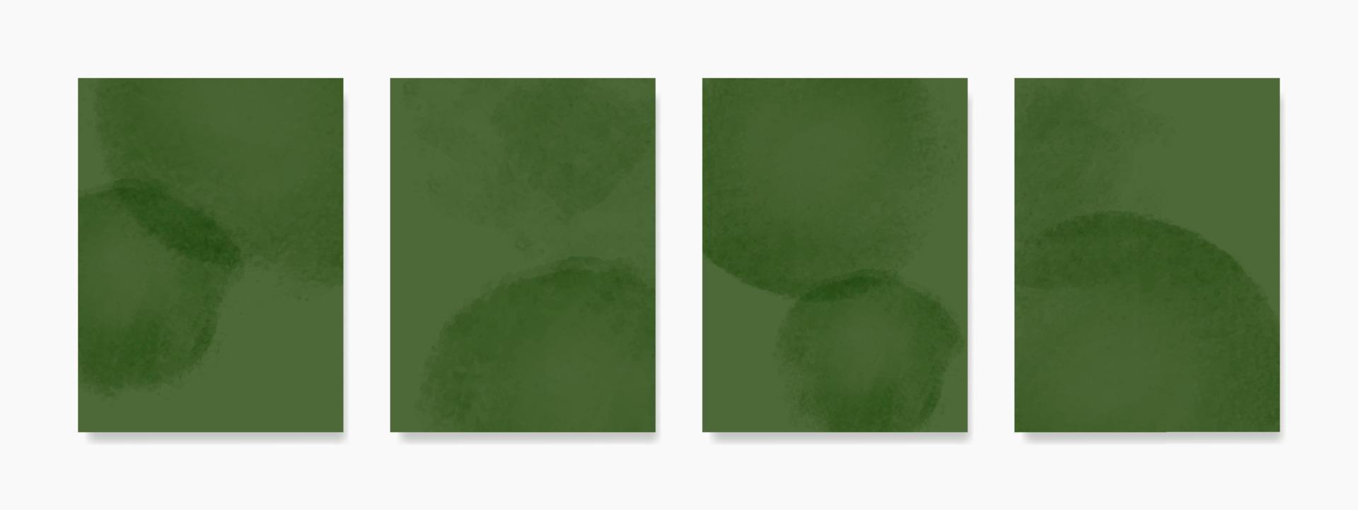 groen waterverf vector achtergronden met abstract ontwerpen voor Sjablonen, affiches, en kamer decor.