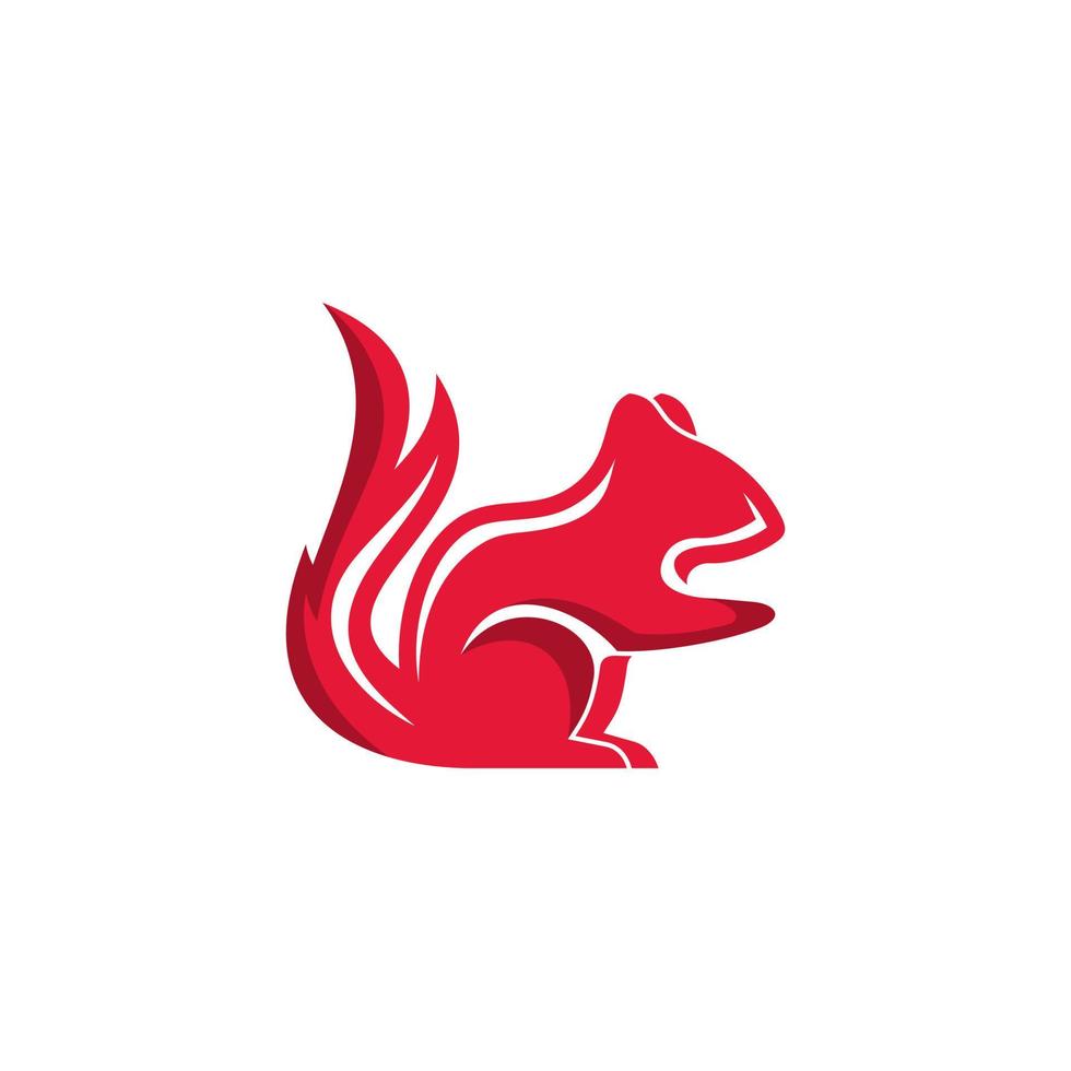 eekhoorn logo ontwerp inspiratie vector