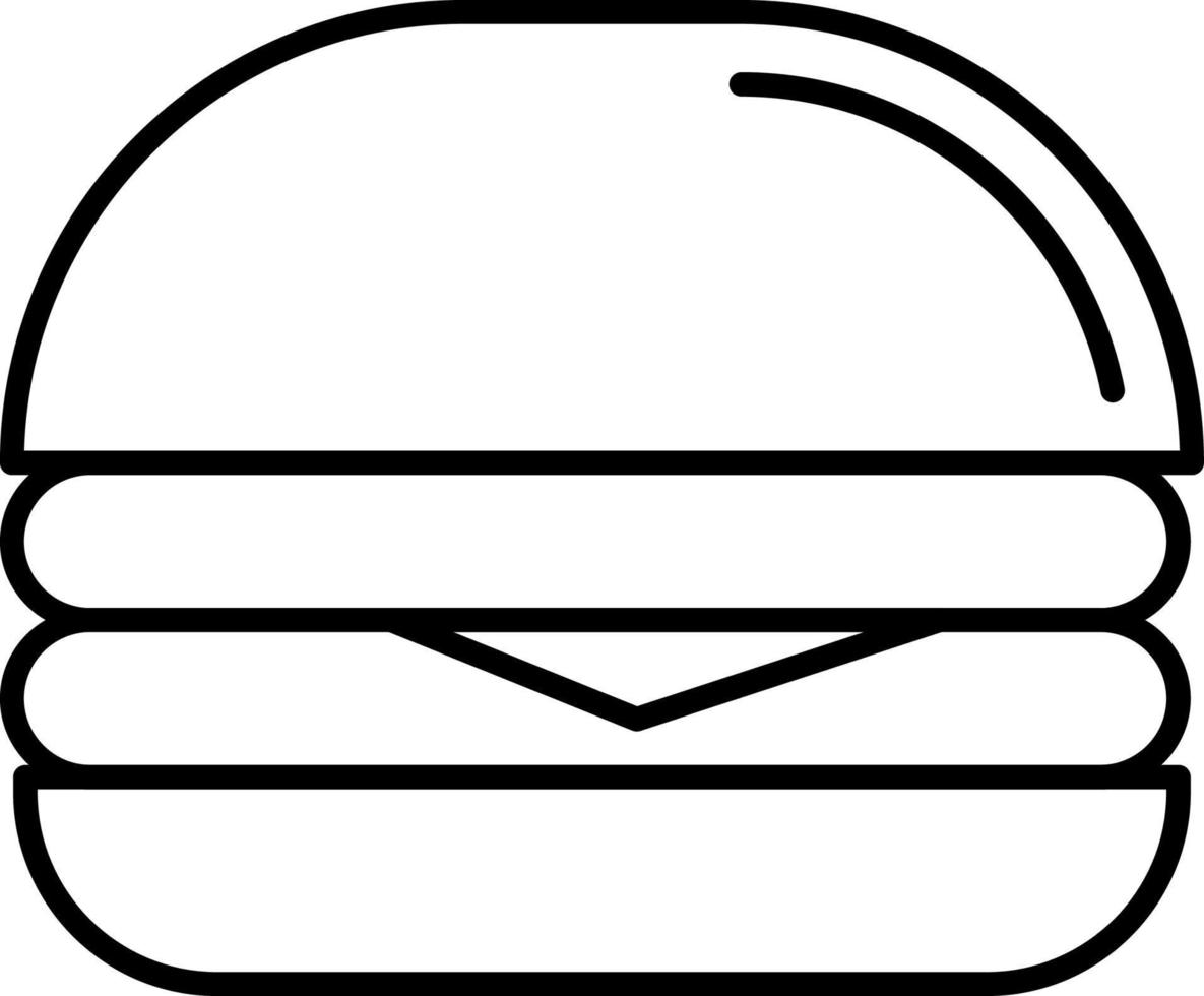 hamburger icoon vector geïsoleerd Aan wit achtergrond, hamburger transparant teken , dun symbolen of bekleed elementen in schets stijl.